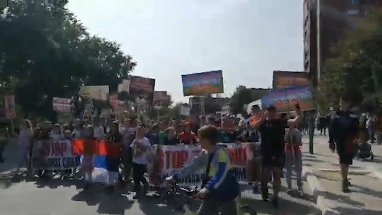 Stop Zlo Inu Protest Gra Ana Zbog Zaga Enja U Boru Video