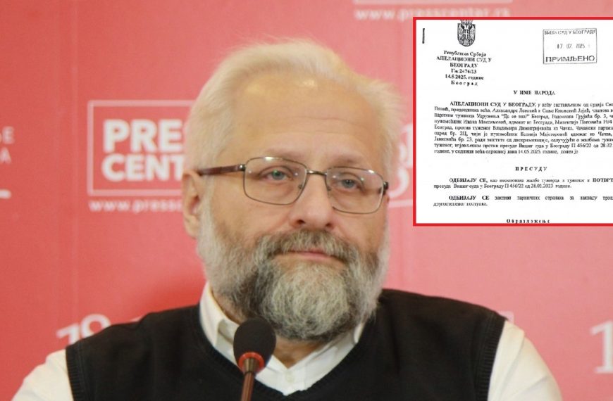 ВЛАДИМИР ДИМИТРИЈЕВИЋ: Да сам ја српски интелектуалац…