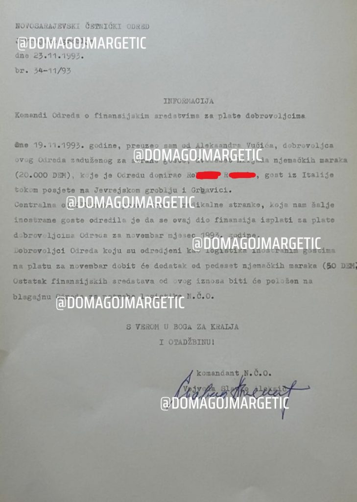 Домагој показао документ који су му дали Алексићеви саборци: Вучићево име…