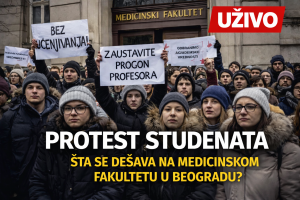 Скуп подршке професорима Медицинског факултета,запослени траже смену управе