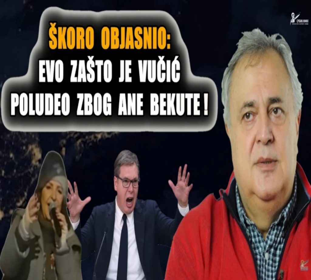 Грудвање Бекуте: Неће ваљда да буде Вучића јер су пуцали на Србе на Космету