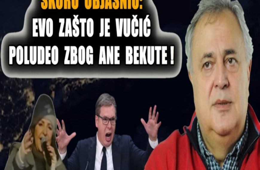Грудвање Бекуте: Неће ваљда да буде Вучића јер су пуцали на Србе на Космету