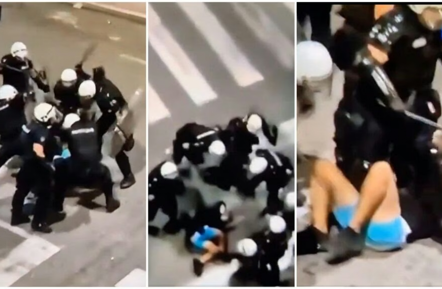 Протест у Ваљеву поводом 6 месеци од полицијске бруталности, децу брутално тукли