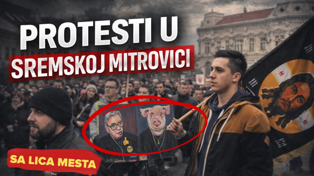 (ВИДЕО)Са лица места:Протест у Сремској Митровици, Оскаре добродошао у наш затвор!