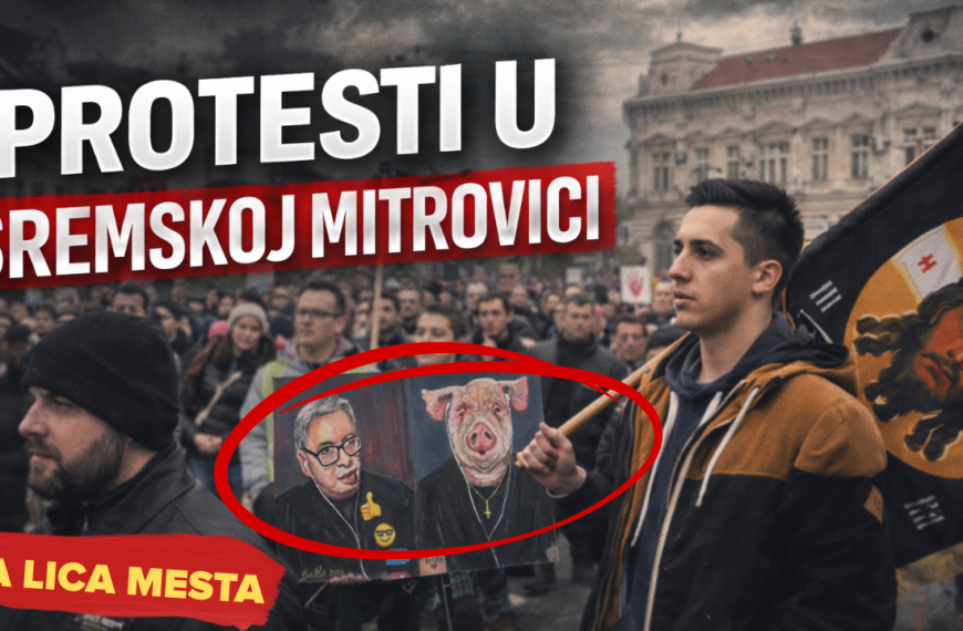 (ВИДЕО)Са лица места:Протест у Сремској Митровици, Оскаре добродошао у наш затвор!