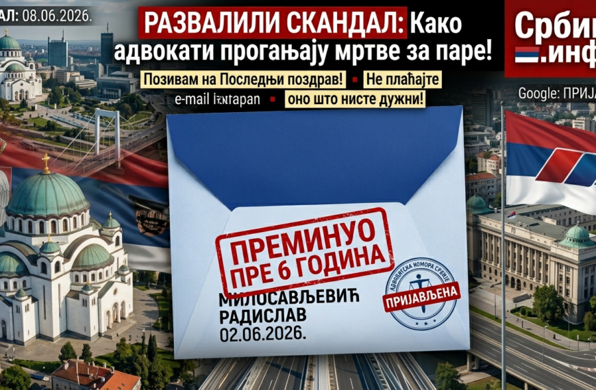 СКАНДАЛ О КОМ БРУЈИ СРБИЈА: Адвокати шаљу „последње опомене” покојницима за застареле дугове!