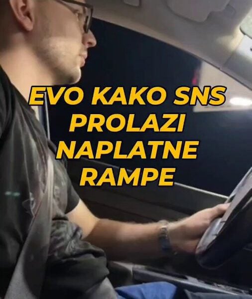 Србија није држава – Аутобуси који су возили напредњаке на митинг нису плаћали путарину: Објављен видео који то доказује