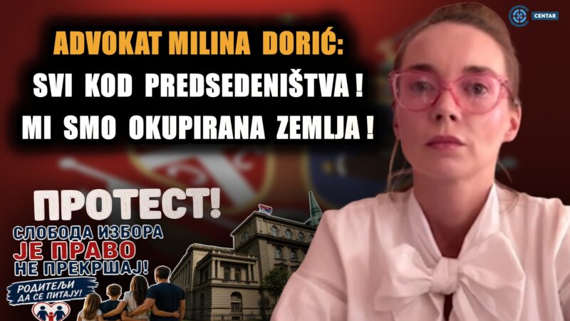 АДВОКАТ МИЛИНА ДОРИЋ: Сви код Председништва! Уводе нам обавезно вакцинисање – ХПВ вакцина је противуставна!