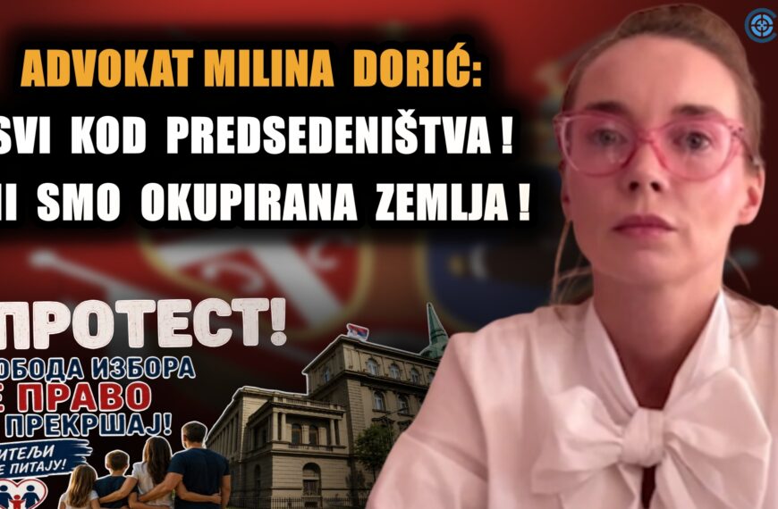 АДВОКАТ МИЛИНА ДОРИЋ: Сви код Председништва! Уводе нам обавезно вакцинисање – ХПВ вакцина је противуставна!