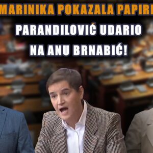 Бура у Скупштини: Мариника показала папире, а Парандиловић ударио на Ану Брнабић!