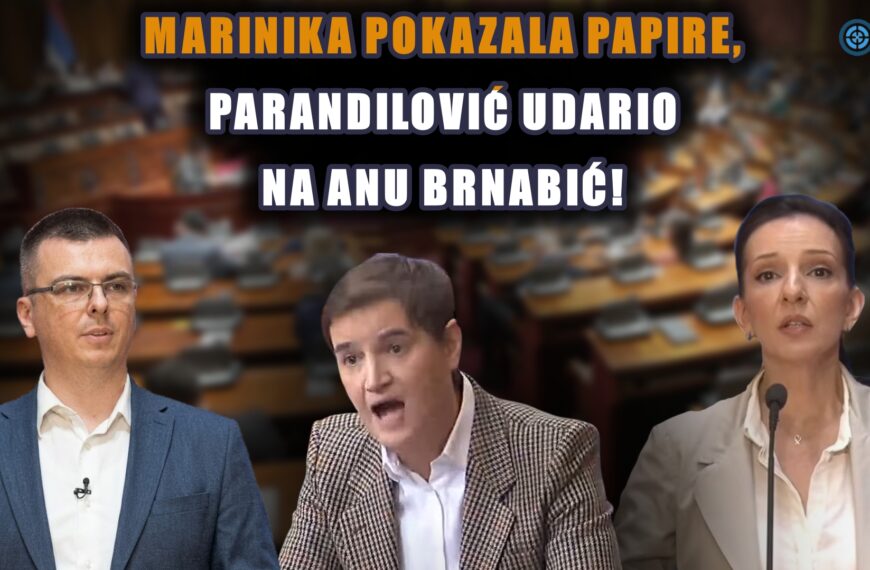 Бура у Скупштини: Мариника показала папире, а Парандиловић ударио на Ану Брнабић!