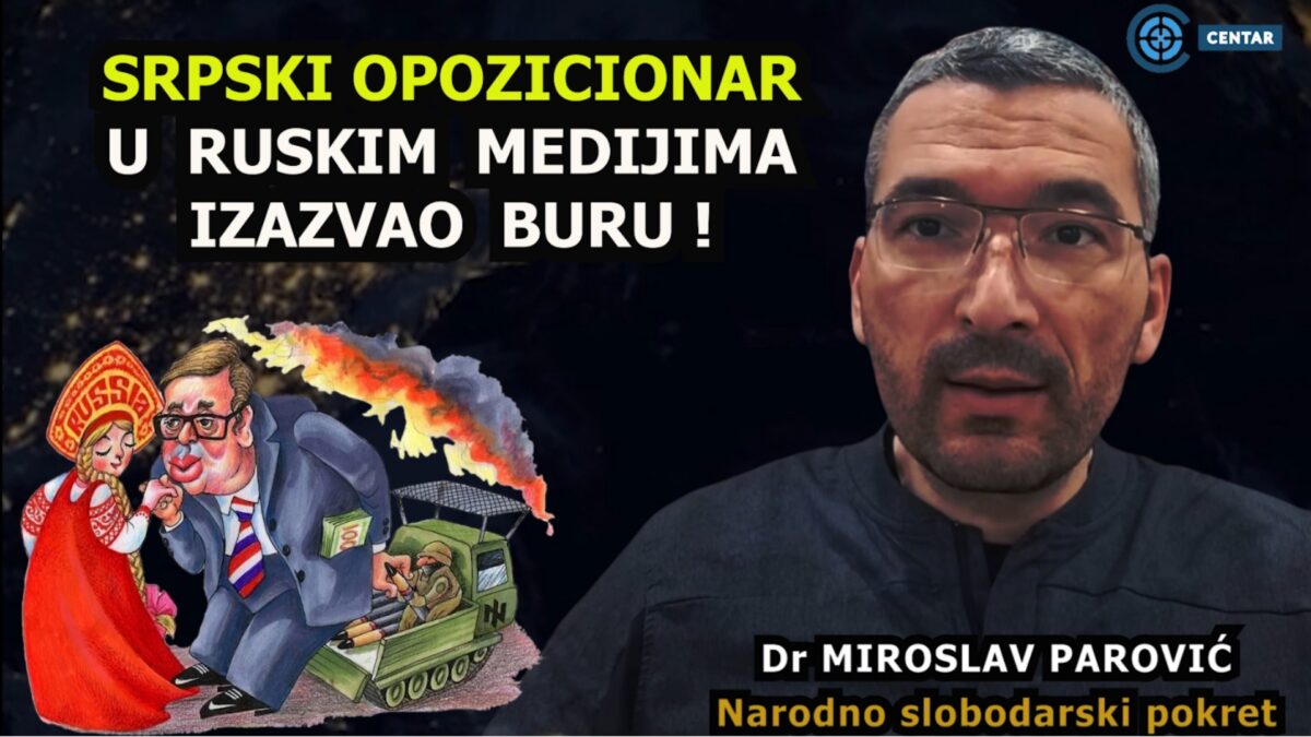 Мирослав Паровић у руским медијима изазвао буру: Престаните да подржавате Вучића! (ВИДЕО)