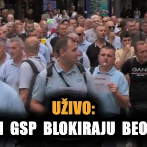 Уживо: Протест возача ГСП-а – иду на Владу Србије! (ВИДЕО)