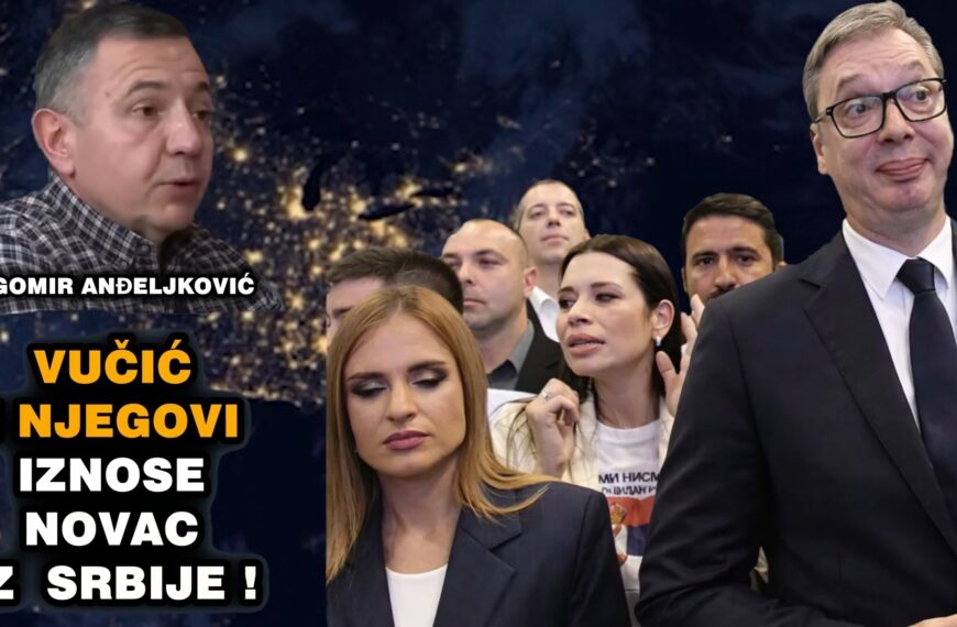 Драгомир Анђелковић открио: Паника! Вучић и његови износе новац из Србије! (ВИДЕО)