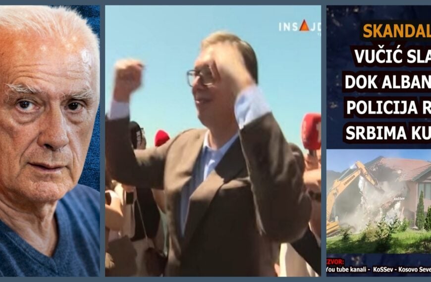 Скандал! Вучић слави док албанска полиција руши Србима куће! Др Јакшић са Косова: Ево шта се десило (ВИДЕО)