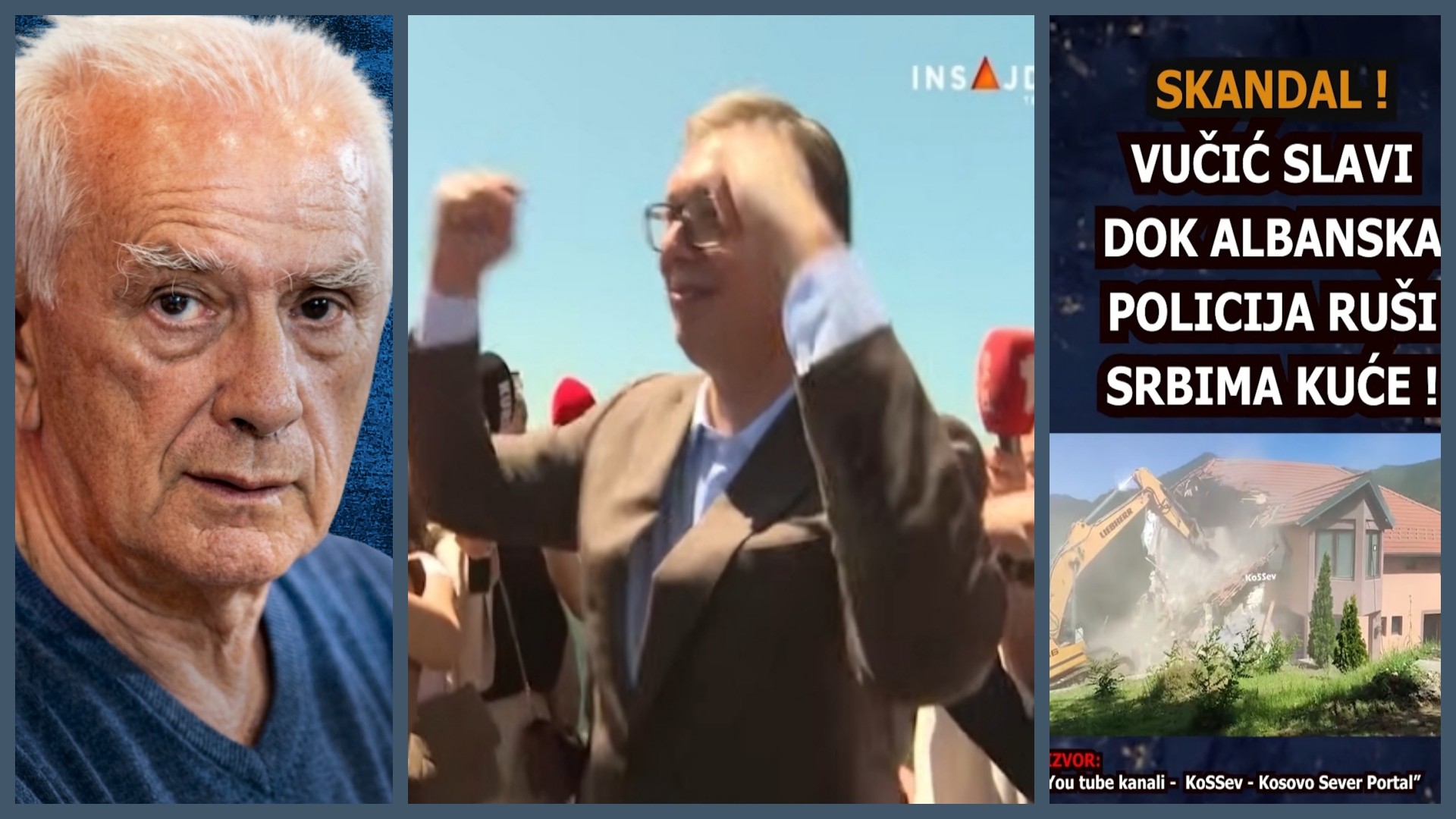 Сканда! Вучић слави док албанска полиција руши Србима куће! Др Јакшић са Косова: Ево шта се…