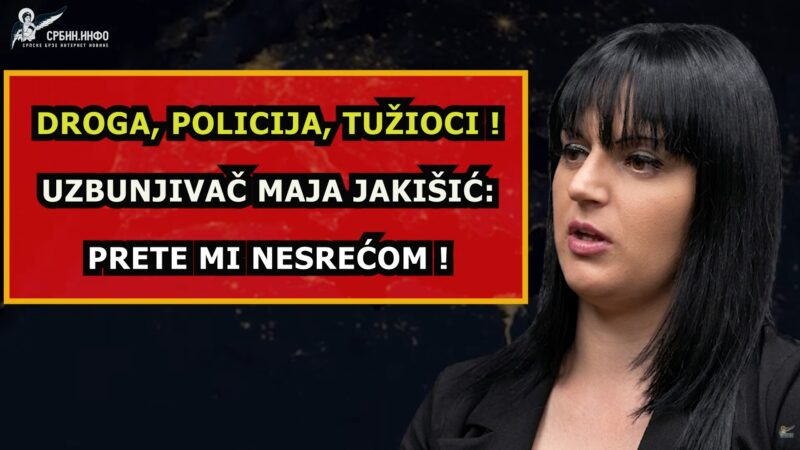 Дрога, полиција и тужиоци! Узбуњивач Маја: Прете ми несрећом! (ВИДЕО)
