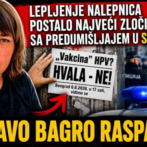 Нада Гладовић: Полицијо, хвала ти што штитиш народ од налепница!