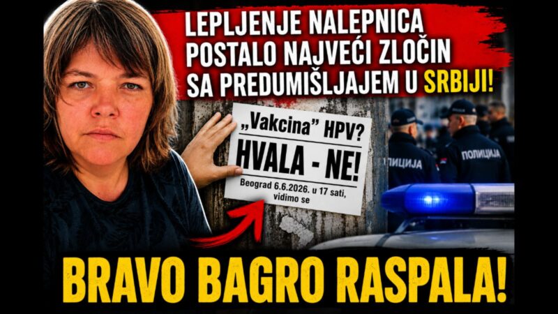 Нада Гладовић: Полицијо, хвала ти што штитиш народ од налепница!