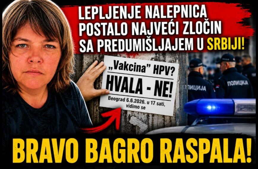 Нада Гладовић: Полицијо, хвала ти што штитиш народ од налепница!
