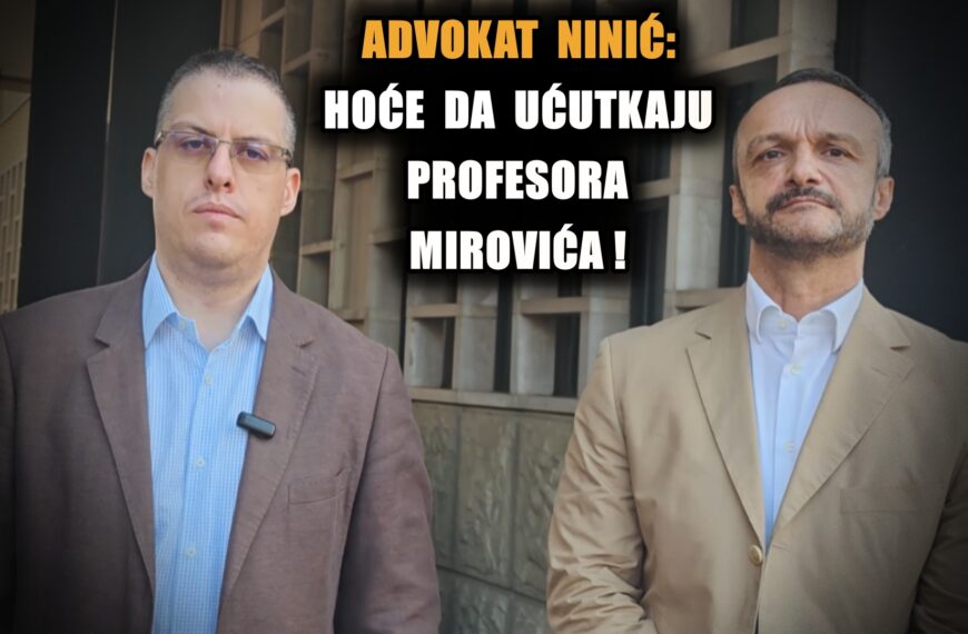 Фирма Андреја Вучића ради страшне ствари?! Адвокат Нинић: Хоће да ућуткају професора&hellip;