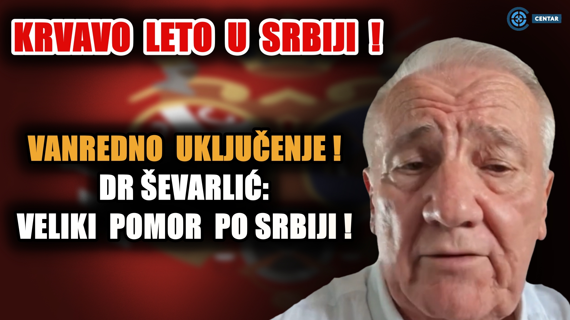 Крваво лето у Србији! Ванредно укључење – др Шеварлић: Велики помор по Србији! (ВИДЕО)
