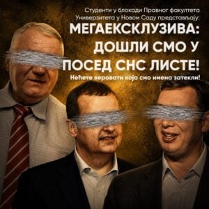 Студенти развалили Вучића: Објављена „мегаексклузива – листа СНС-а са 250 имена“ (СПИСАК)