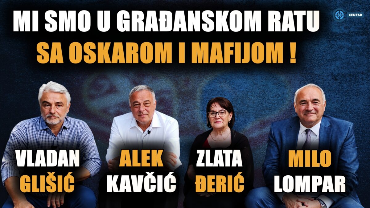 Ми смо у грађанском рату са Оскаром и мафијом | Ломпар, Кавчић, Ђерић и Глишић (ВИДЕО)