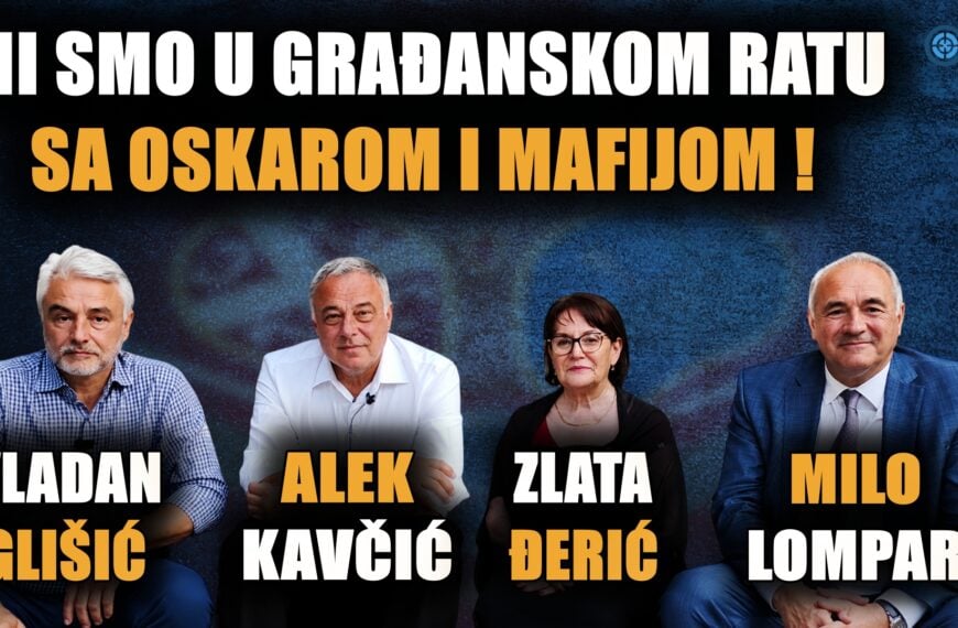 Ми смо у грађанском рату са Оскаром и мафијом | Ломпар, Кавчић, Ђерић и Глишић (ВИДЕО)