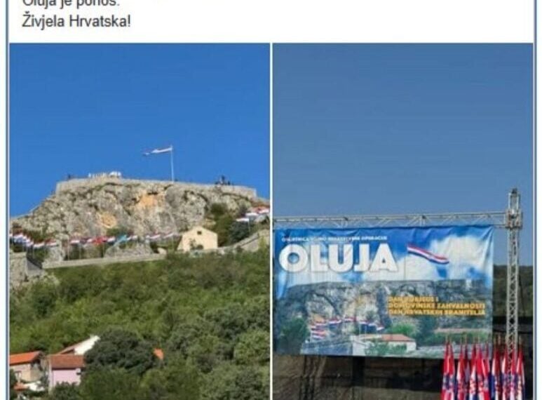 (ФОТО) Амбасада Украјине у Хрватској подржала и прославила годишњицу „Олује“, Зеленски им честитао