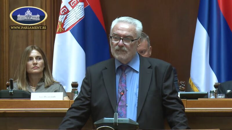 Скупштина – др Бранимир Несторовић: Косово је украдено и издано али није изгубљено! (Видео)