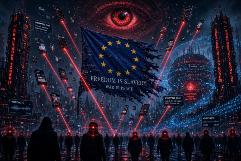 ЕВРОПА ИЗ „1984“ ЈЕ СТИГЛА: Дистопијски план Цхат Цонтрол-а и његова повезаност са 6Г мрежом