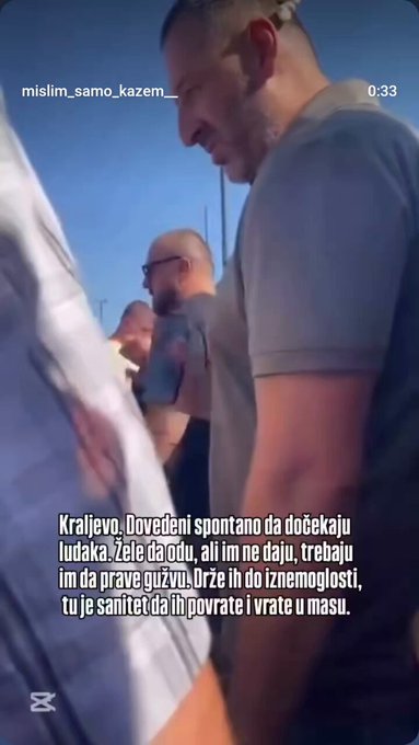 Распад кампање – Краљево: Доведени да дочекају Вучића желе да оду, а присилно им не дају (ВИДЕО)