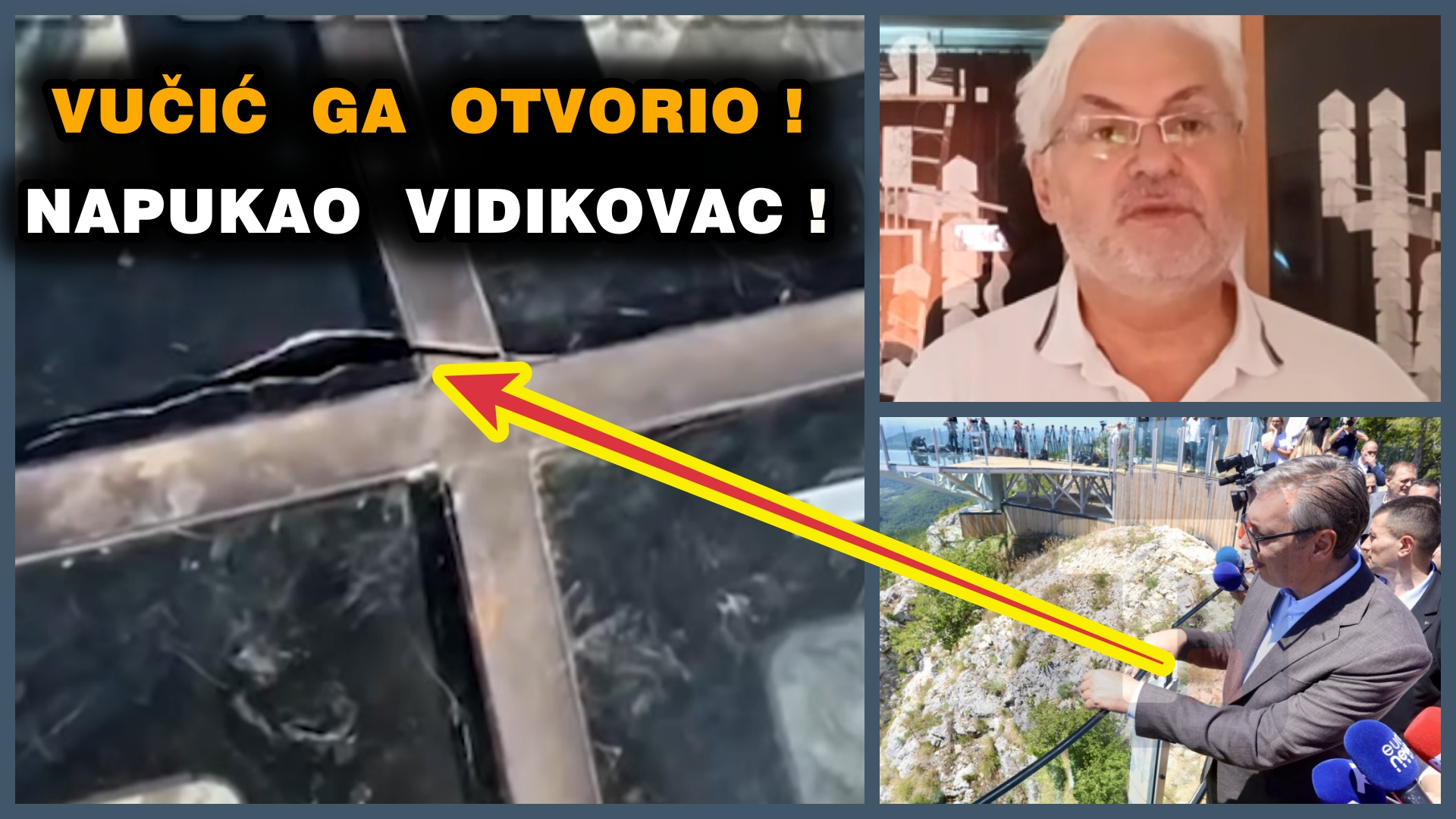 Видиковац на Каблару који је Вучић отварио већ почео да пуца! Др Кузовић: Спречите нову трагедију!&hellip;