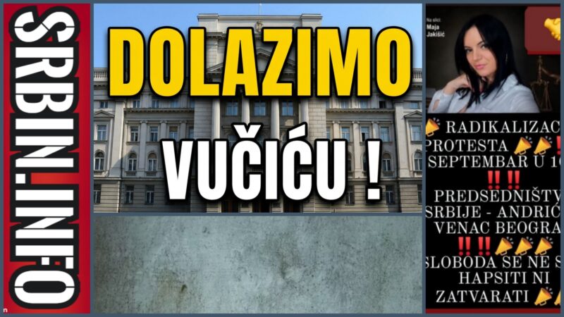 Узбуњивач Маја најавила: Следи радикализација протеста код Председништва! Од уторка у 10ч … (ВИДЕО)