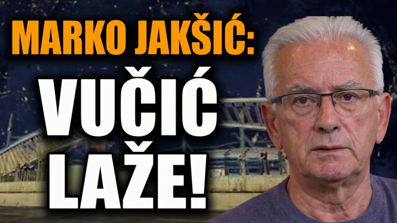 Др Јакшић: Вучић лаже! Није Турчин, већ је он предао мост на Ибру Албанцима (Видео)