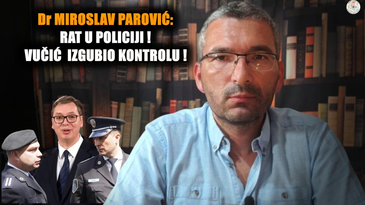 Мирослав Паровић открио: Рат у полицији између Милића и Кричка! Ево ко ће да бије студенте и народ (ВИДЕО)