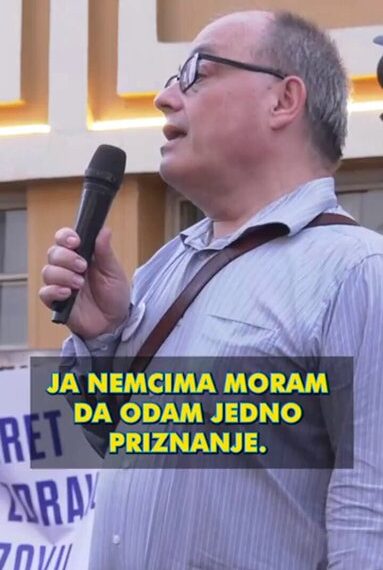 Академик Вукосавић, 15. на студентској листи: Немачка хоће Србију до Ниша, да ли ћемо веровати онима&hellip;