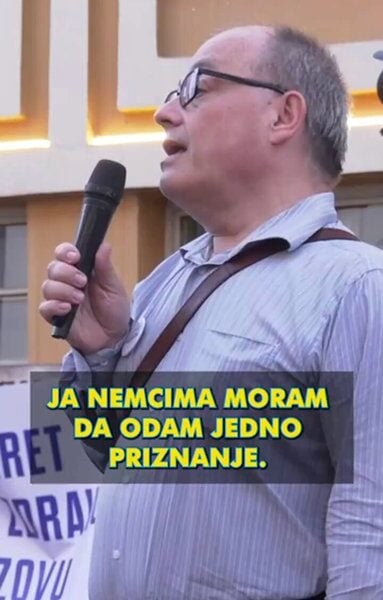 Академик Вукосавић, 15. на студентској листи: Немачка хоће Србију до Ниша, хоћемо ли веровати онима који Србе виде као проблем (ВИДЕО)