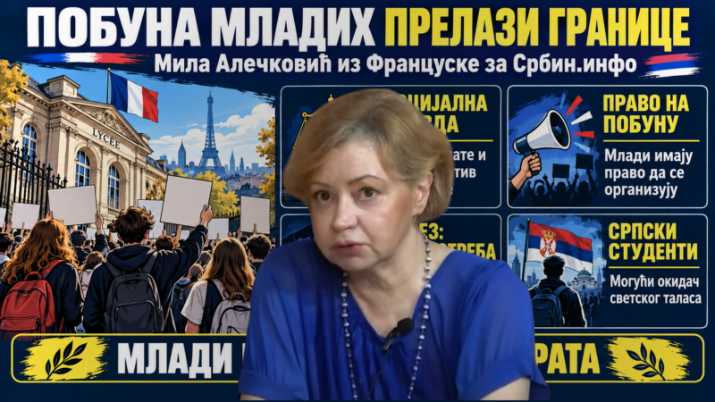 Хитно – др Алечковић са лица места: Француска гори! Хапсе ученике, блокада школа! (ВИДЕО)