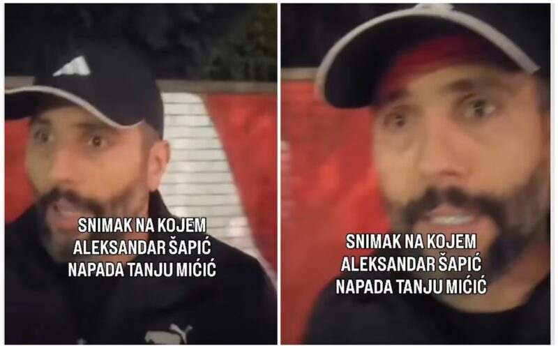 „Ај помери се сад, да ја и он решимо неке ствари“: Објављен снимак Шапићевог напада, који је снимила Татјана Мићић ВИДЕО