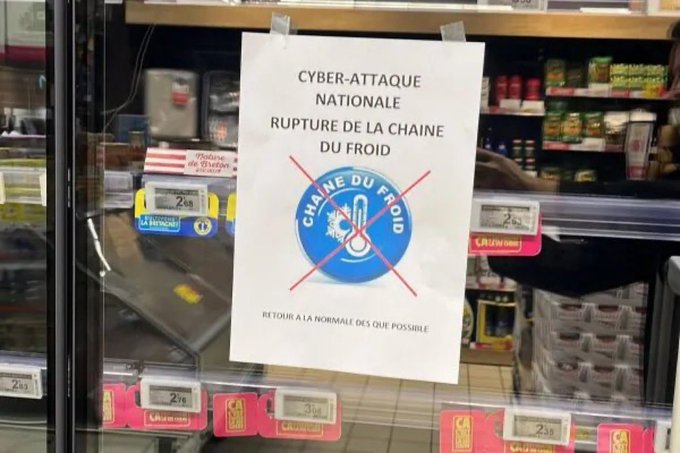 Сајбернапад на маркете у Француској, народ нема где да купи храну, продавнице затворене