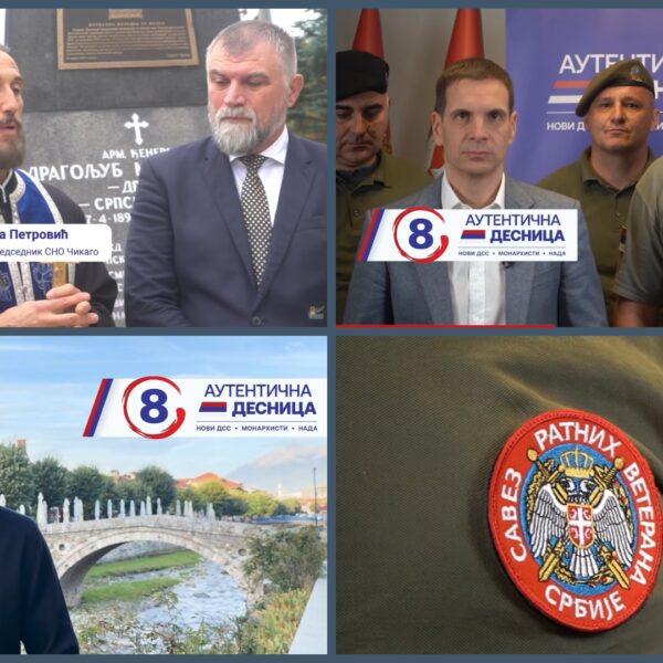 Срби из Америке и ратни ветерани подржали Аутентичну десницу! Др Јовановић у Призрену! – КиМ је СРБ!