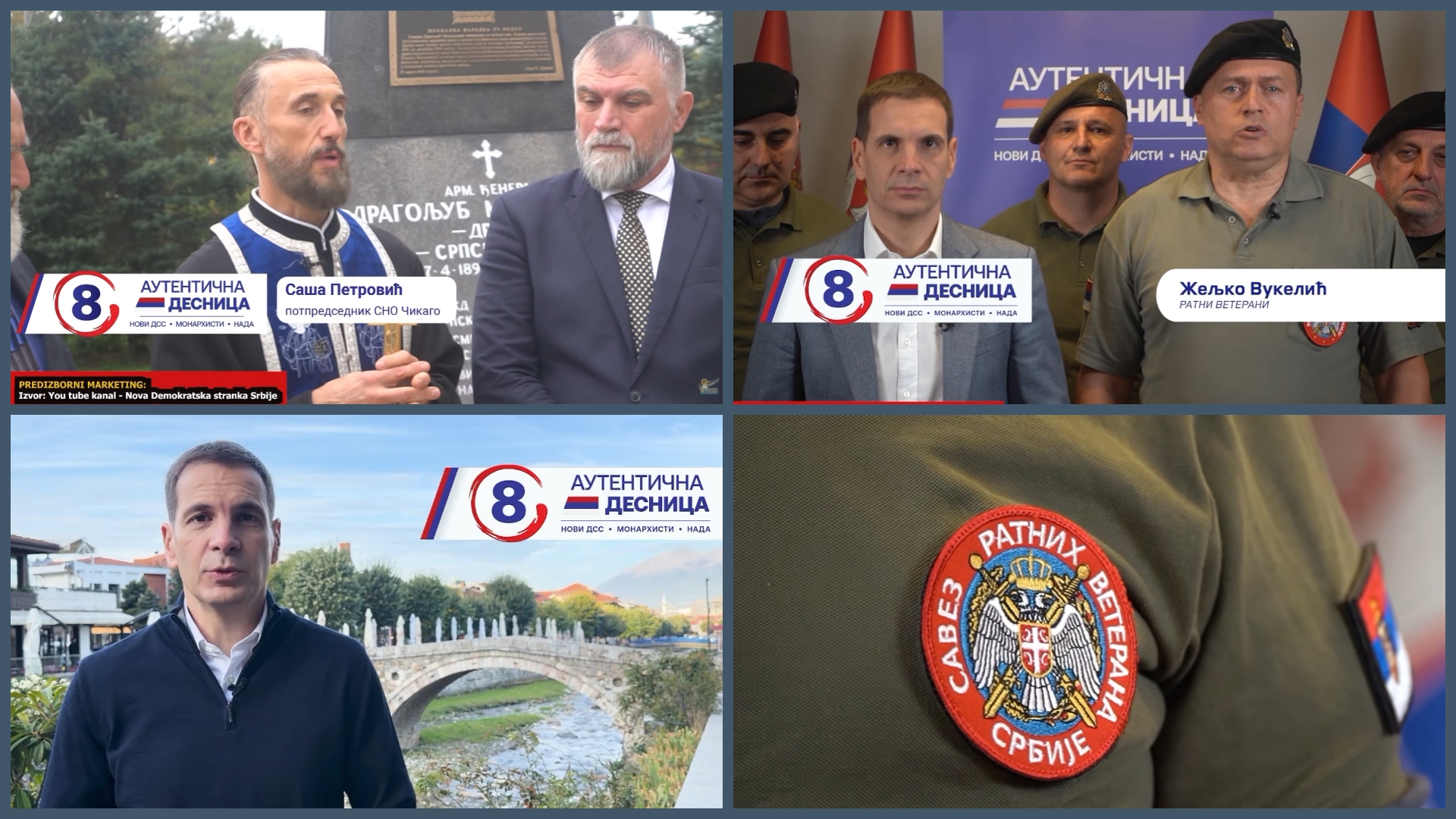 Срби из Америке и ратни ветерани подржали Аутентичну десницу! Др Јовановић у Призрену! – КиМ је…