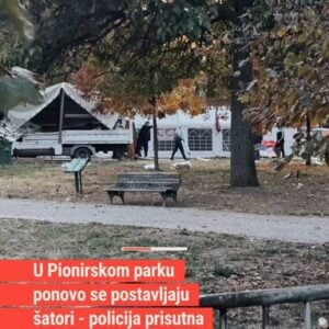 (ВИДЕО) У Ћациленду поново постављају шаторе