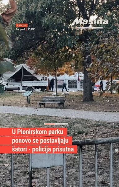 (ВИДЕО) У Ћациленду поново постављају шаторе