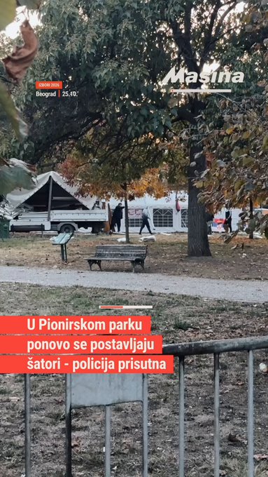 (ВИДЕО) У Ћациленду поново постављају шаторе