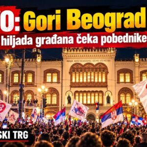 (ВИДЕО) Пратите УЖИВО – десетине хиљада Београђана дочекује студенте, огромна гужва у центру града!