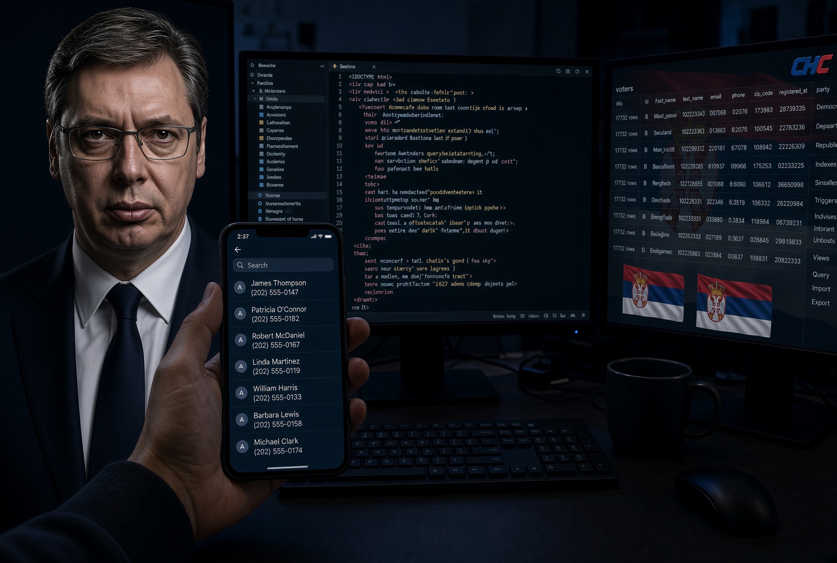 Бомба – Шаровић објавио базу СНС ботова: На сајту оцисти.нет подаци о именима, адресама и телефонима…