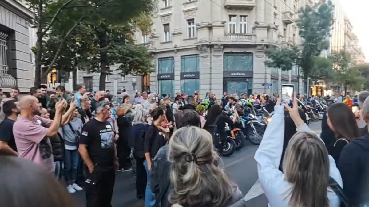(VIDEO) Studenti ispred RIK-a: Vučićev režim bi da spreči dijasporu da glasa